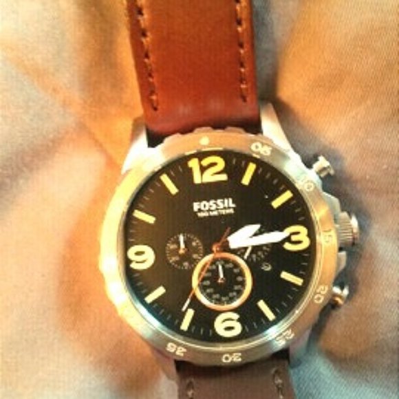 Mens Fossil Nate Watch - Picture 1 of 4